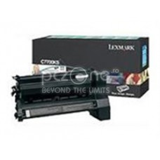 Toner Lexmark C772 15K Black Extra High Yield Return Program Print Cartridge - UAR - C7720KX
